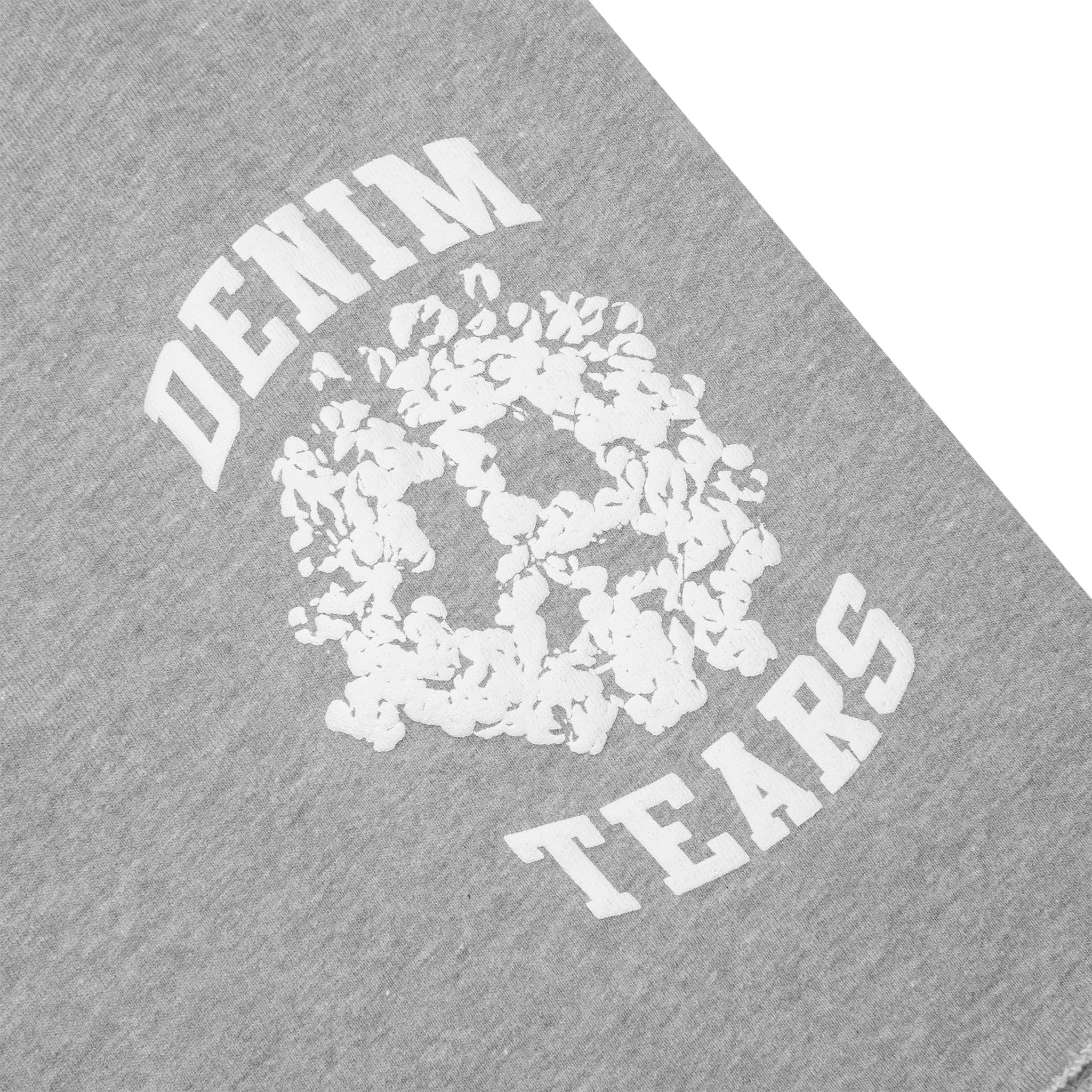 Patch view of Denim Tears University Grey Shorts